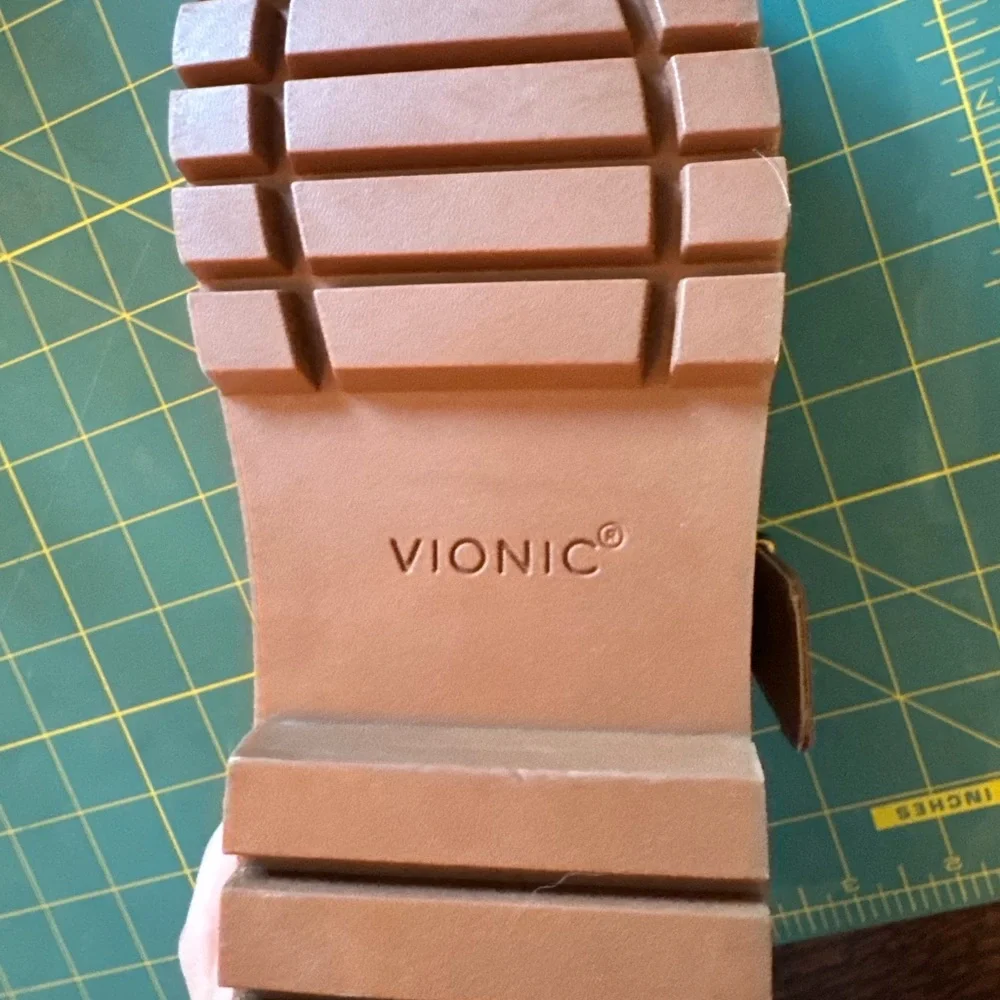 Vionic Tan Leather Sandals - Picture 5 of 5